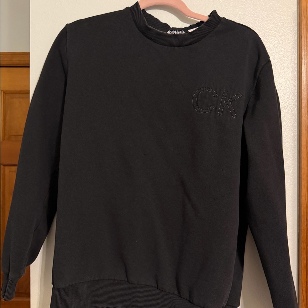 Calvin Klein Women’s Black Pullover Sweatshirt Size Medium